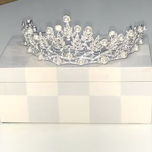 Swarovski Crystal and Pearl Tiara